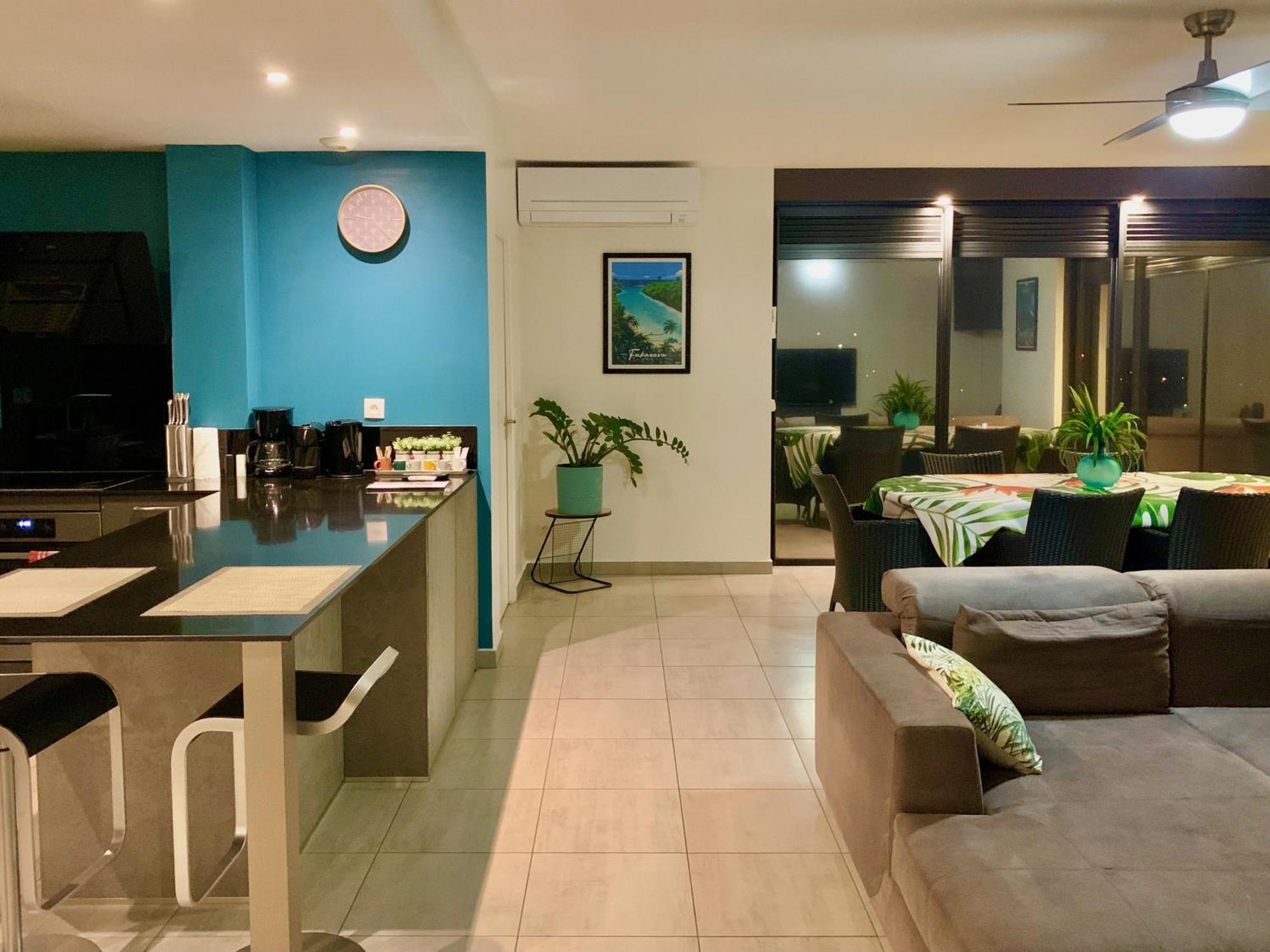 Kaili Ocean View Luxury 2Br Ac Throughout Fiber Wifi & Pool Papeete (Tahiti) Exterior foto